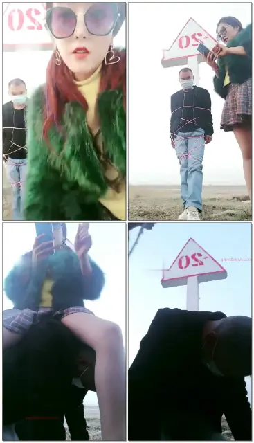 【艾丽莎】野外捆绑开发新人调教