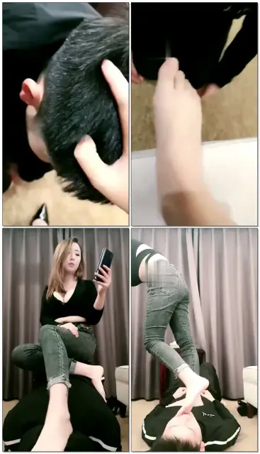 【舒钰S】性感裸足高跟调教乖狗子