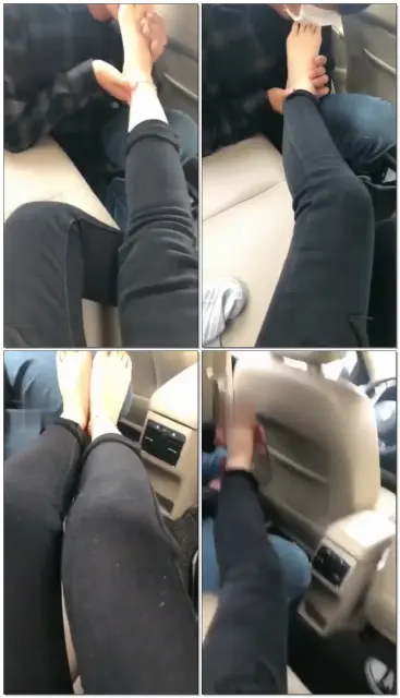 【ice-冰瞳】男友就喜欢在车上舔脚