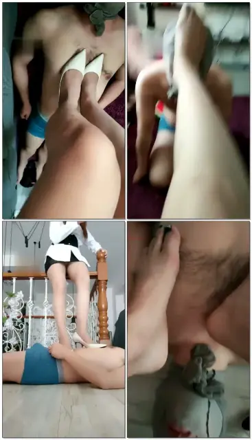 【咩祖】高跟踩踏虐乳专场