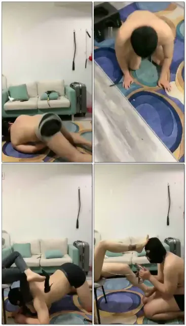 【筱月】羞辱公狗当母狗