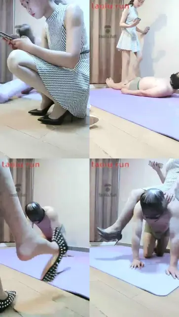 【小小小魔女】踢,钻跨，舔脚