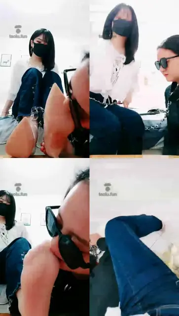 【凌夏】TJ：无尽羞辱无限贬低（闺蜜母狗）（舔鞋，舔脚，深喉，钻跨）