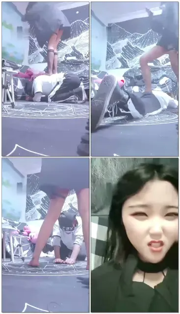 【夏磬】口水网袜踩踏钻胯虐狗