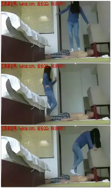 【画师女主】白棉袜跳踩贱狗！