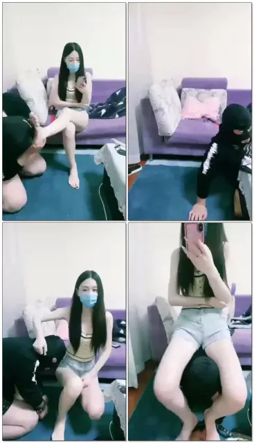 【小仙女S】爆虐家奴，SP,牛奶玉足，舔脚，舔鞋