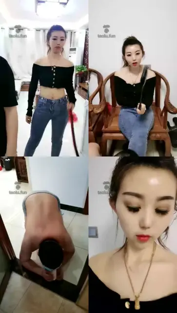 【黛颜&千羽S】双主深夜虐狗圣水踢打