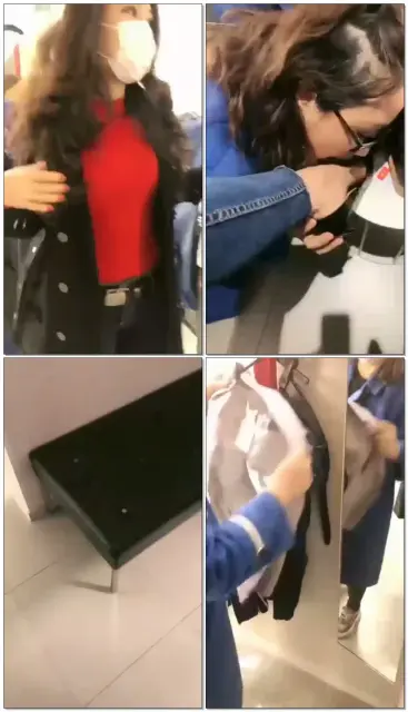 【歌迪丝】逛街随调母狗，践踏自尊耳光