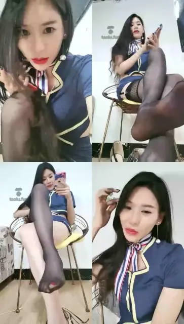 【芷睛】超长第一视角：空姐的脚更香