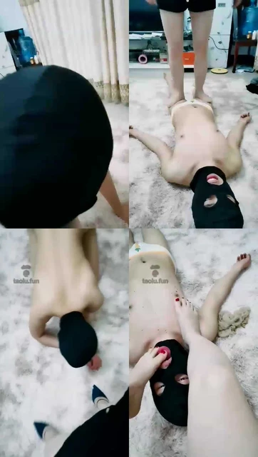 【糖糖的小姨】调教小奶狗，舔鞋，钻跨，口水