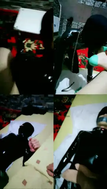 【微爷威武】贱狗胶衣，耳光，SP