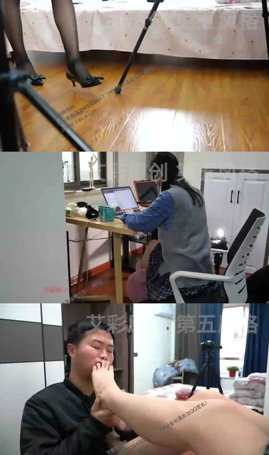 【第5风格】给小敏当鞋垫裸足踩面包舔脚