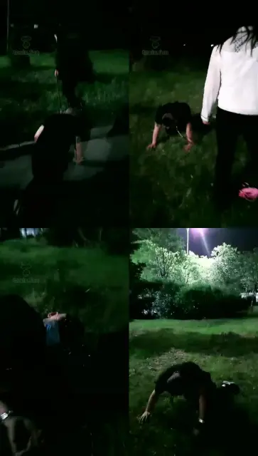 【丝皇女王】野外给贱狗上课