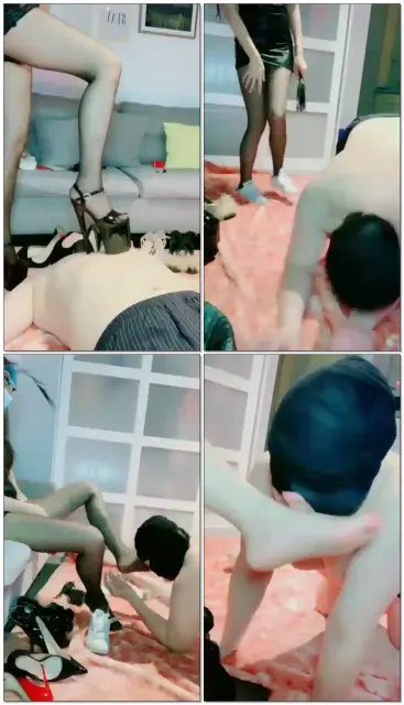 【成都冰姬S】恨天高踩踏骑马耳光