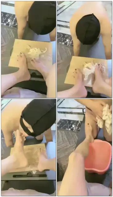 【蜜桃儿S】踩食冰淇淋