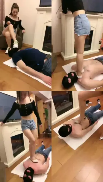 【黛颜S】白鞋白棉袜重度踩踏【25分钟】【普清】