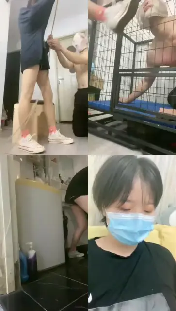 【美离子】家法处置，棉袜泡圣水含嘴里吐泡泡极度羞辱【115分钟】【普清】