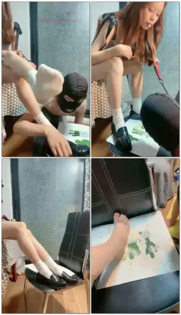 【晓晓S】属于贱狗的鞋底踩踏圣水大餐【60分钟】【普清】