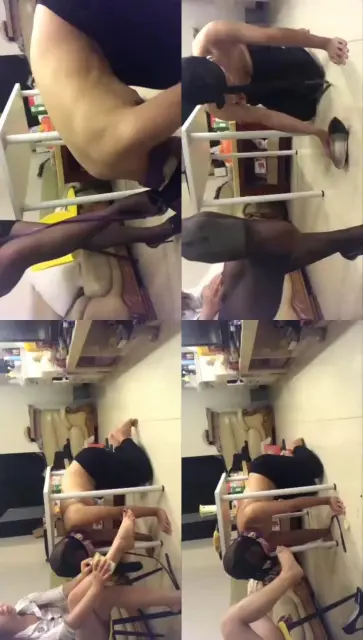 【小爱老师S】让公司同事爬在办公室桌下强迫他吃光我塞在丝