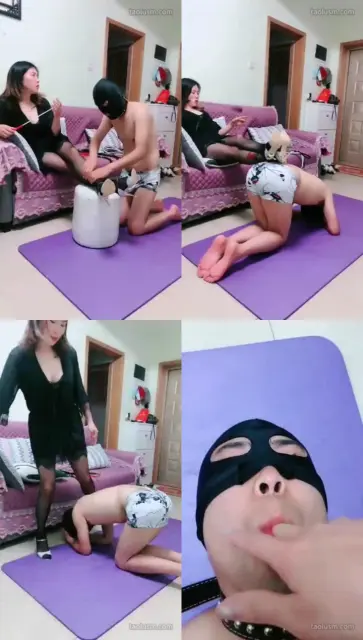 【瑾玲女王】黑丝调狗