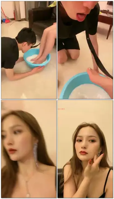 【魔女大小姐】牛奶泡美脚成就贱狗味蕾的享受【49分钟】【普清】