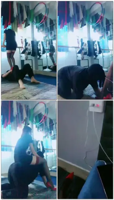 【江门大佬s】大红高跟狠踩，看那崇拜的贱样子【14分钟】【普清】