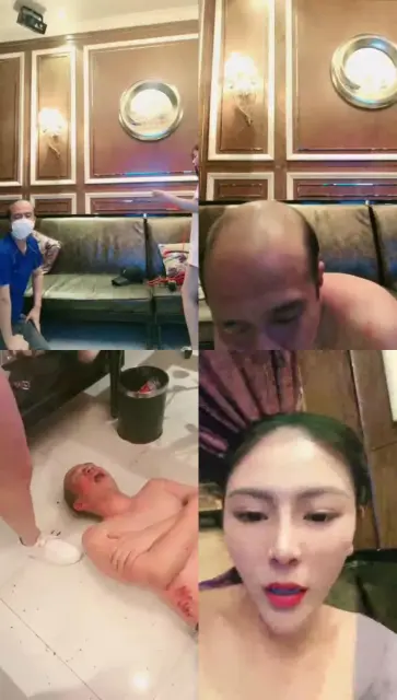 【诺曦S&上海依艺S】双S在KTV暴打小贱狗，吃呕吐物，KTV到户外遛狗，到酒店虐狗（官方已删）