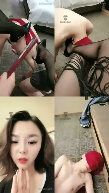 【皓月姑姑】黑丝高跟调狗，圣水（官方已删）