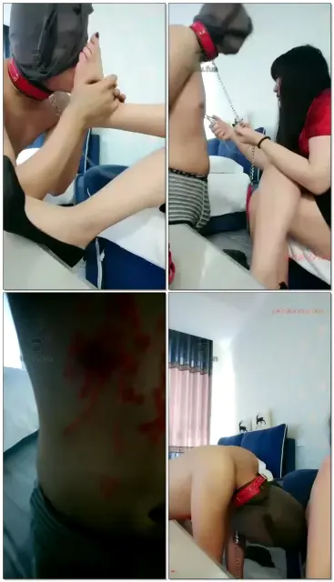 【栀子小祖宗】虐乳，重度耳光，红绿灯