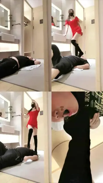 【焰灵姬】长靴捂肉丝是什么味道？踩踏碾脸，鞋跟深喉【16分钟】【普清】