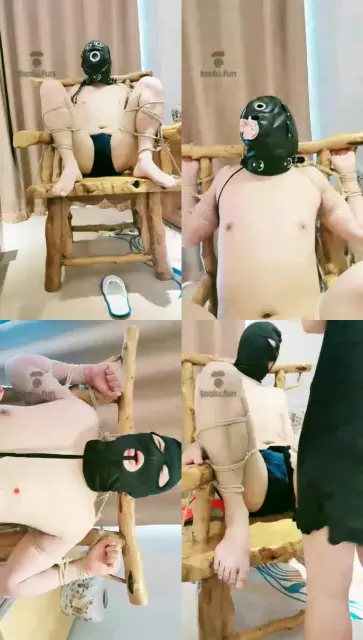 【DARK萱】玩狗，捆绑，虐乳，耳光