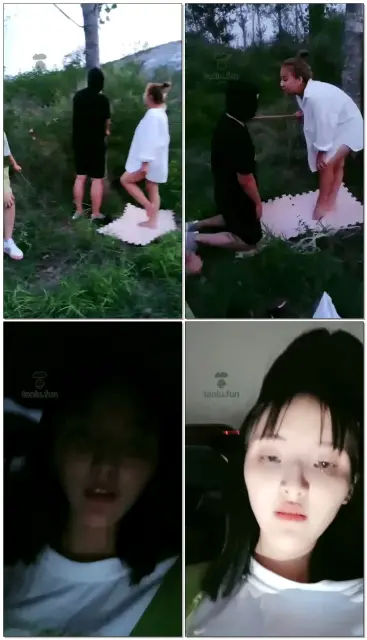 【豆雅双女王】小拖延调教，户外，捆树