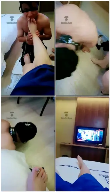 【月宝S】骑马钻跨，踩踏喂食，嘴洗玉足