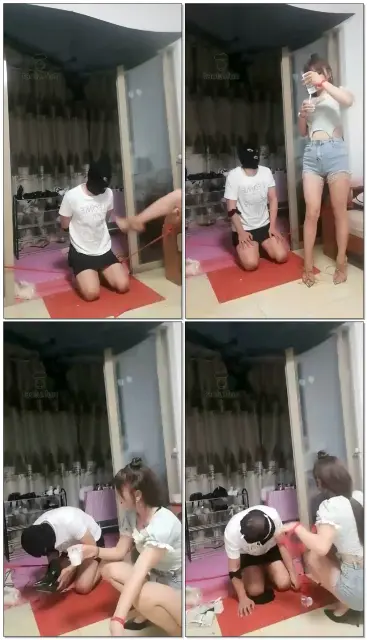 【夏天女王】喝圣水，吃袜子，高跟踩，颜骑坐脸