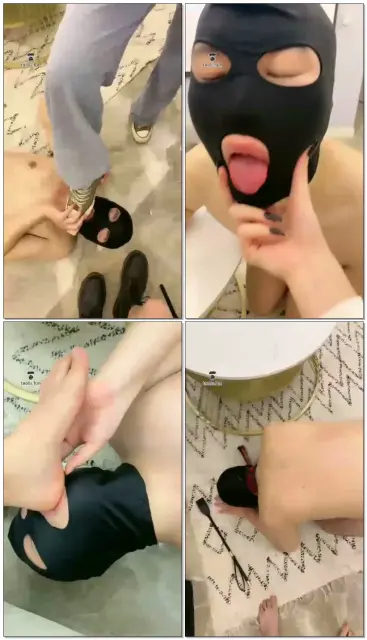 【星黛露】TJ：双美绝香脏鞋袜混合圣水浓痰残暴玩弄，口水