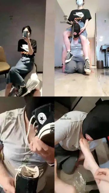 【哈宝s】帆布鞋轻度调教狗狗