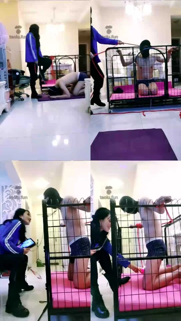 【MICHELLE傲雪】狗笼子里驯服狗，火刑束缚