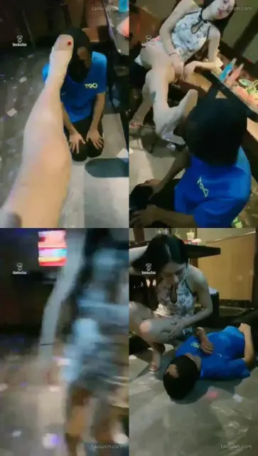 【诺曦s】KTV调教耳光，踢踹，口水