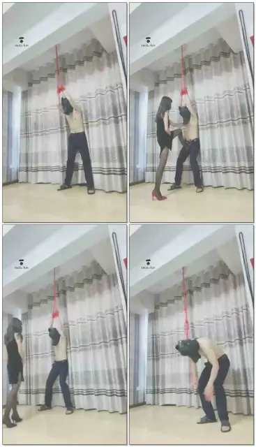 【妖妖女王】踢裆专场对付裆痒的就应该狠狠的