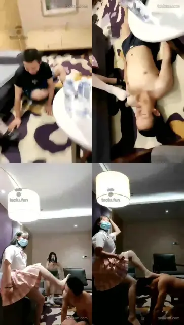 【糖糖的小姨】送外卖小哥哥，看见三女王不想走了，留下来玩游戏