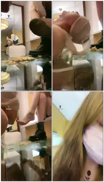 【星黛露】马丁靴鞋底踩汉堡配圣水强迫喂食