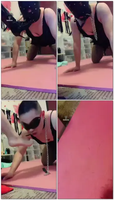 【成都叶子S】靴子羞辱人形犬舔马桶