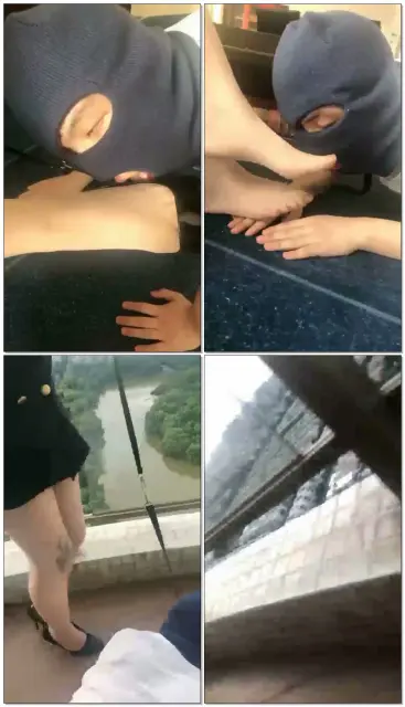 【黑甜女蒂S】空姐的癖好，让邻居看见我的贱奴犯骚