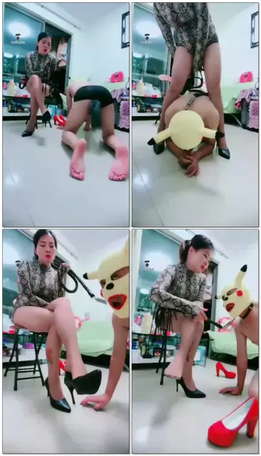 【瑾玲女王】半夜调教夹着尾巴的狗