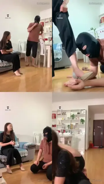 【灵灵】调教手脚不干净的钟点工手心专场