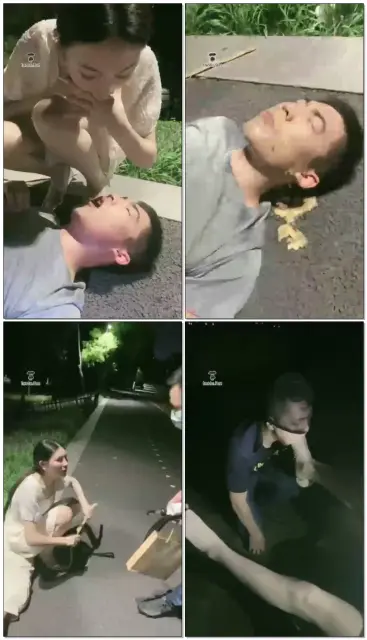 【诺曦s】上海外滩户外遛狗，呕吐物，双狗伺候