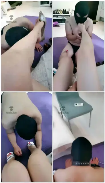 【叶子S】带刺高跟调狗遛狗逗狗