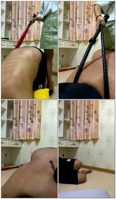 【豆雅双女王】蛇鞭棒球棍戒尺暴打