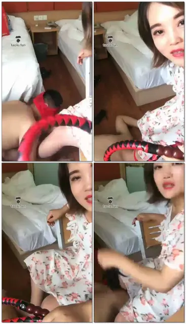 【丽娜S】酒店里玩一只恋足狗狗