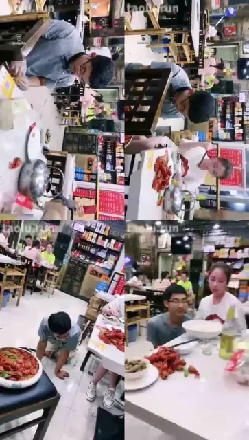 【依艺S】户外餐厅酒后呕吐物